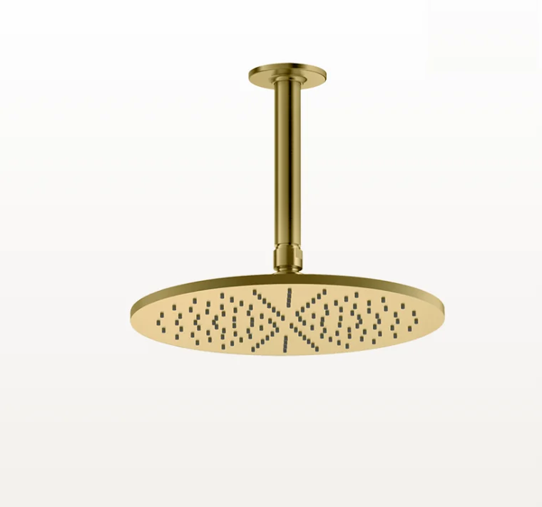 Верхний душ, Gessi, Inciso, 300*300, цвет-Brushed Gold PVD