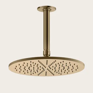 Верхний душ, Gessi, Inciso, 300*300, цвет-Warm Bronze Brushed PVD (старый арт. 58252/726)