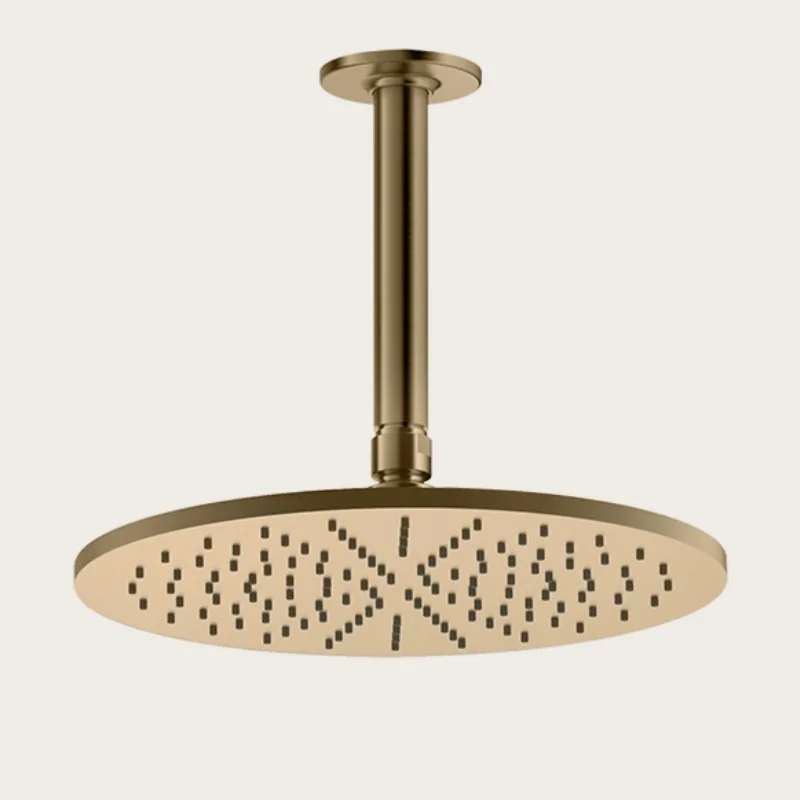 Верхний душ, Gessi, Inciso, 300*300, цвет-Warm Bronze Brushed PVD (старый арт. 58252/726)