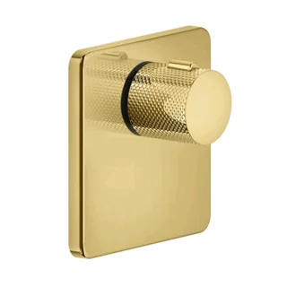 Смеситель для душа, Gessi, Inciso Bath&Shower, на 1 потребитель, цвет-Gold PVD