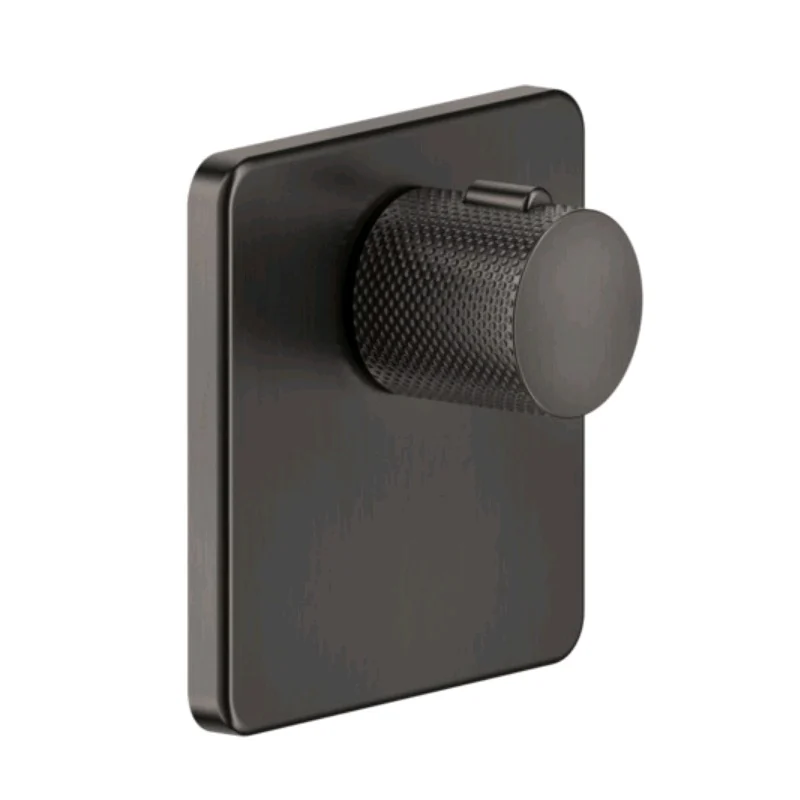 Смеситель для душа, Gessi, Inciso Bath&Shower, на 1 потребитель, цвет-Black Metal Brushed PVD