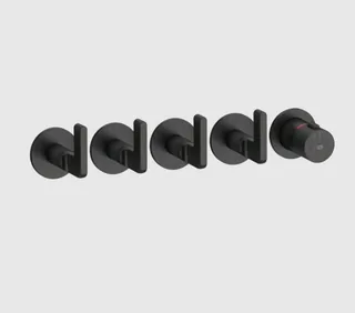 Смеситель для душа, Gessi, Inciso Shower, на 4 потребителя, цвет-Aged Bronze