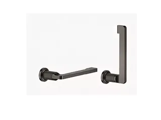 Бумагодержатель, Gessi, Inciso, шгв 183*77*41, цвет-Black Metal Brushed PVD