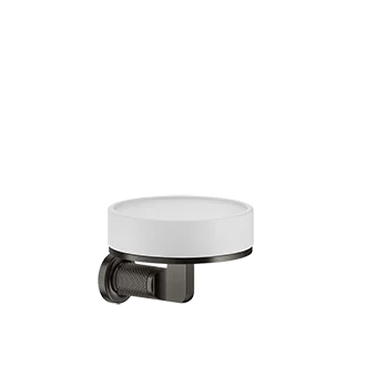 Мыльница, Gessi, Inciso, шгв 115*125*35, цвет-Black XL/белый