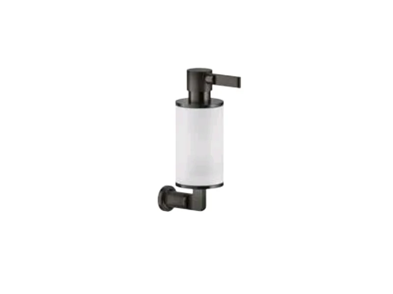 Дозатор для жидкого мыла, Gessi, Inciso, шгв 75*147*230, цвет-Black Metal Brushed PVD