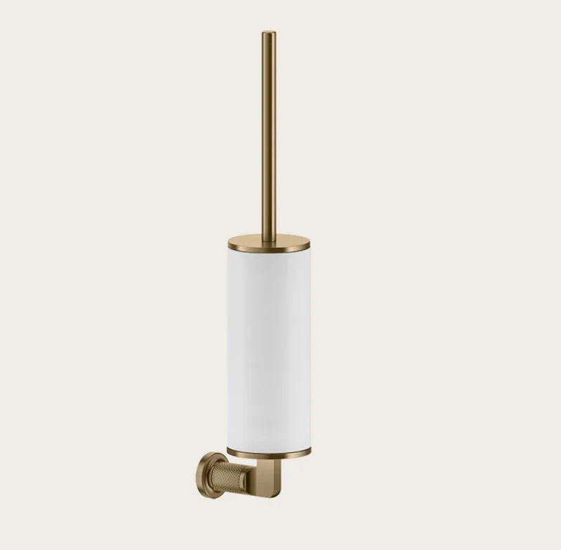 Ёршик, Gessi, Inciso, шгв 76*105*475, цвет колбы-белый, цвет-белый/Warm Bronze Brushed PVD