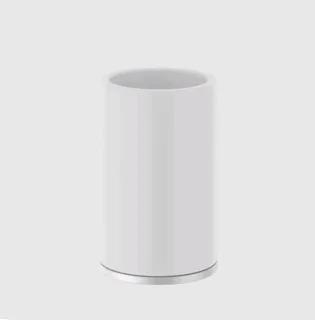 Стакан, Gessi, Inciso, шгв 75*75*127, цвет-белый матовый