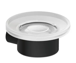 Мыльница, Kludi, VELA R, шгв 110*111*49, цвет-черный матовый (Matt Black, Nero Opaco)
