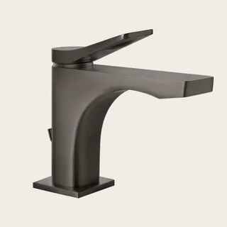 Смеситель для раковины, Gessi, Rilievo, цвет-Black Metal Brushed PVD