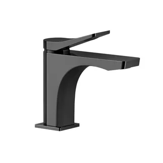 Смеситель для раковины, Gessi, Rilievo, цвет-Black Metal PVD