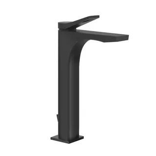Смеситель для раковины, Gessi, Rilievo, цвет-черный матовый