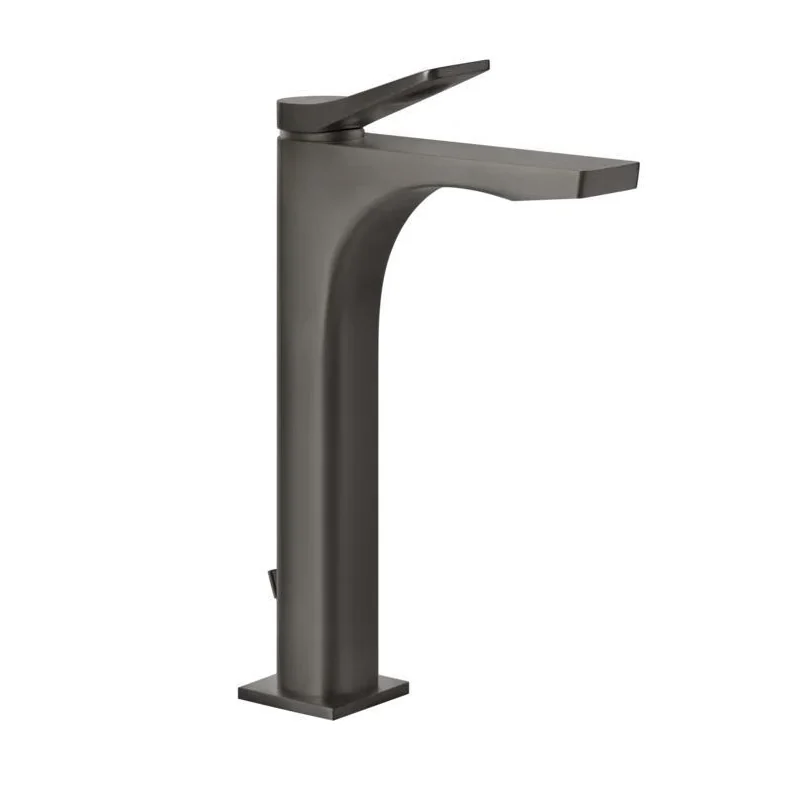 Смеситель для раковины, Gessi, Rilievo, цвет-Black Metal Brushed PVD