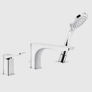 Смеситель для ванны и душа, Gessi, Rilievo, цвет-хром