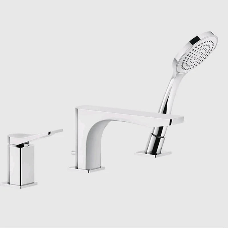 Смеситель для ванны и душа, Gessi, Rilievo, цвет-хром