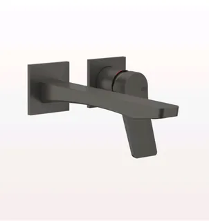 Смеситель для раковины, Gessi, Rilievo, цвет-Black Metal Brushed PVD