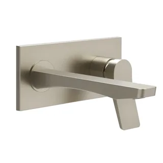 Смеситель для раковины, Gessi, Rilievo, цвет-Finox Brushed Nickel