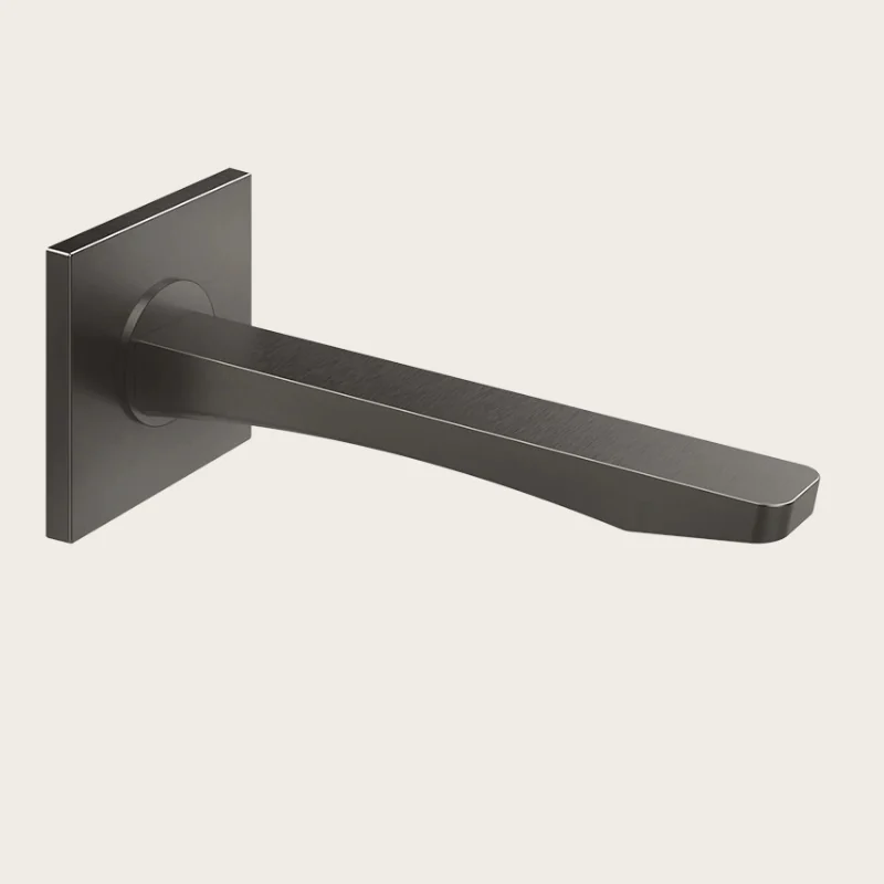Излив, Gessi, Rilievo, цвет-Black Metal Brushed PVD