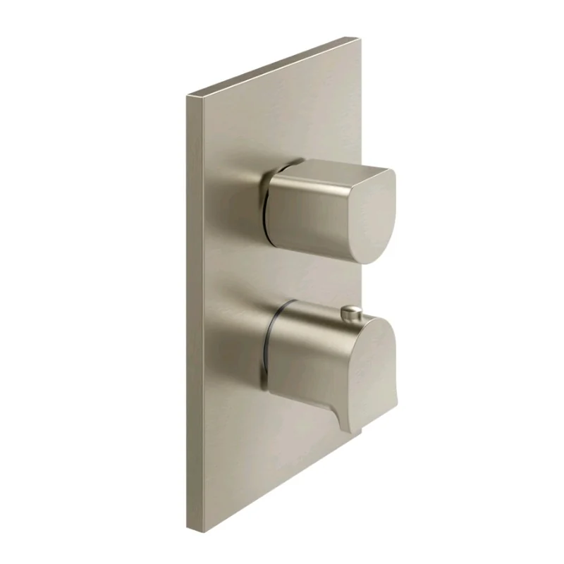 Смеситель для душа, Gessi, Rilievo, на 1 потребитель, цвет-Finox Brushed Nickel