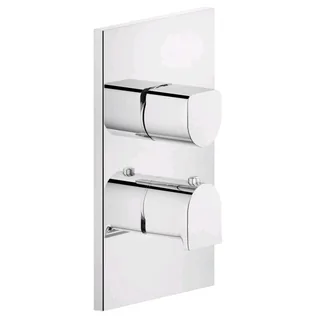 Смеситель для душа, Gessi, Rilievo, на 2 потребителя, цвет-хром