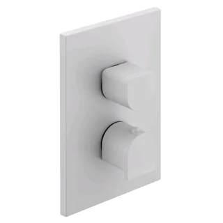 Смеситель для душа, Gessi, Rilievo, на 2 потребителя, цвет-белый матовый