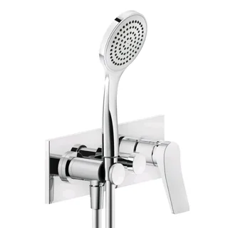 Смеситель для душа, Gessi, Rilievo, на 2 потребителя, цвет-хром