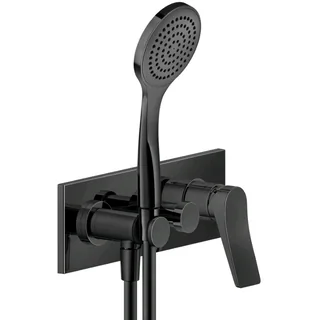 Смеситель для душа, Gessi, Rilievo, на 2 потребителя, цвет-Black Metal PVD — иконка
