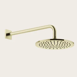 Верхний душ, Gessi, Rilievo, 250*250, цвет-Brass PVD