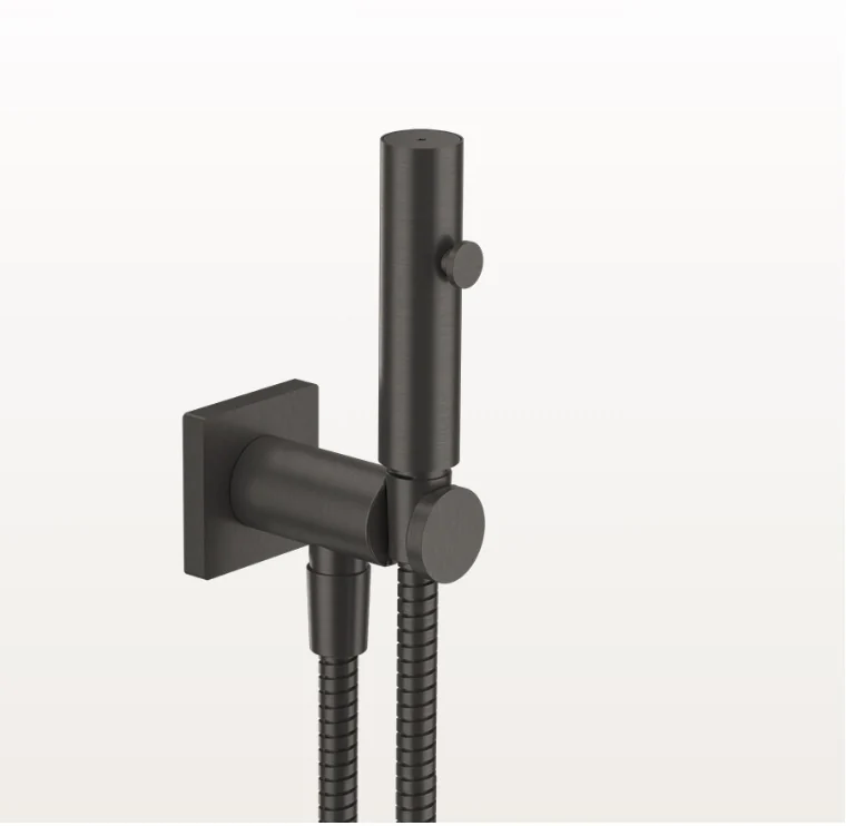 Гидроёршик, Gessi, Rilievo, цвет-Black Metal Brushed PVD