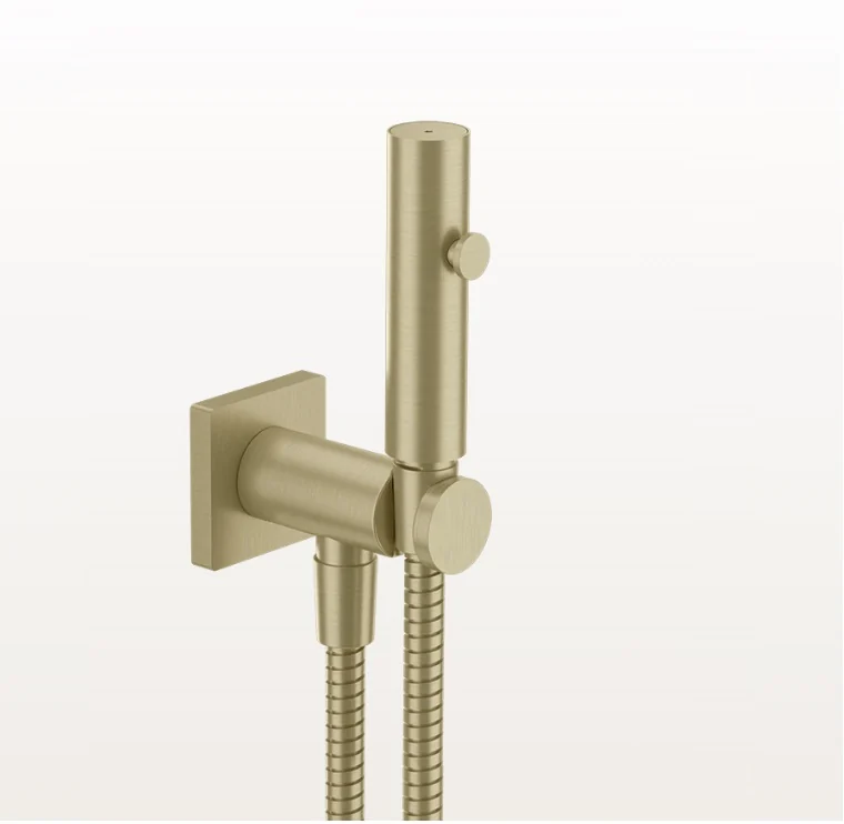 Гидроёршик, Gessi, Rilievo, цвет-Brushed Brass PVD