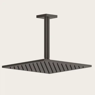 Верхний душ, Gessi, Rilievo, 250*250, цвет-Black Metal Brushed PVD