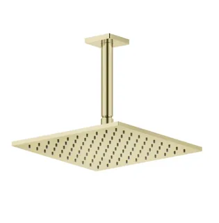 Верхний душ, Gessi, Rilievo, 250*250, цвет-Brass PVD