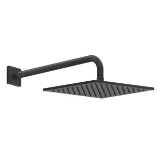 Верхний душ, Gessi, Rilievo, 250*250, цвет-черный матовый
