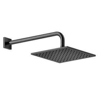 Верхний душ, Gessi, Rilievo, 250*250, цвет-Black Metal PVD