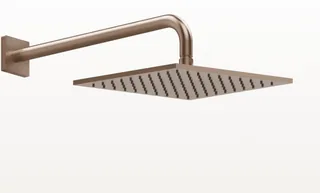 Верхний душ, Gessi, Rilievo, 250*250, цвет-Copper Brushed PVD