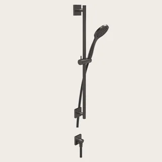 Душевой гарнитур, Gessi, Rilievo, 100, цвет-Black Metal Brushed PVD