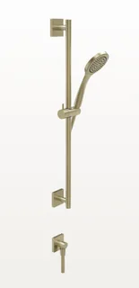 Душевой гарнитур, Gessi, Rilievo, 100, цвет-Brushed Brass PVD