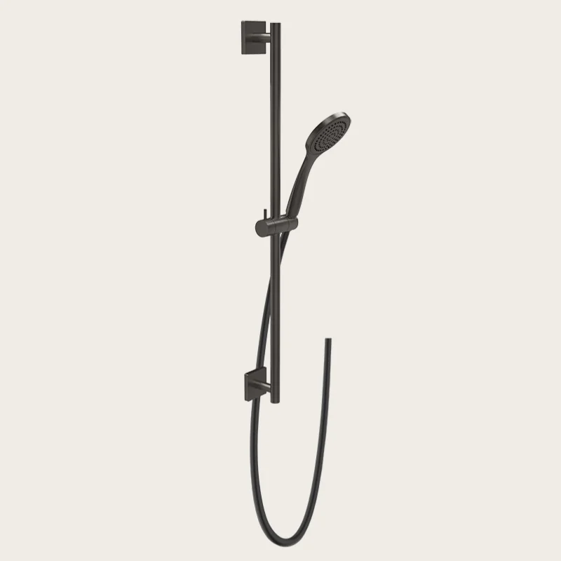 Душевой гарнитур, Gessi, Rilievo, 100, цвет-Black Metal Brushed PVD