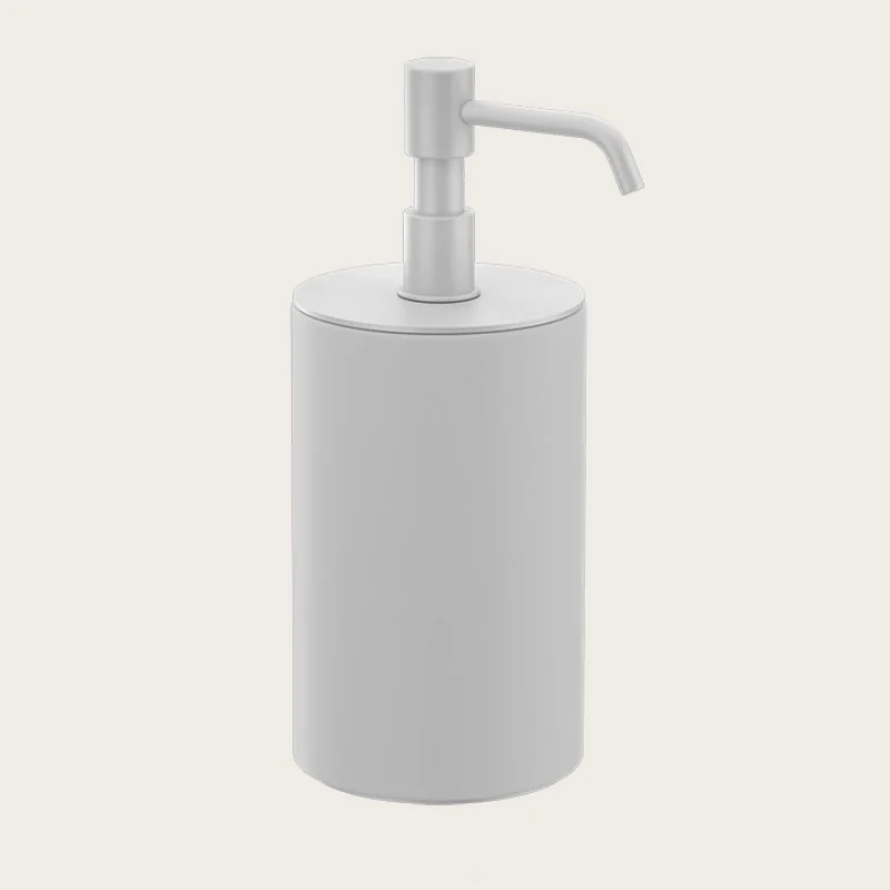 Дозатор для жидкого мыла, Gessi, Rilievo, шгв 75*97*194, цвет дозатора-белый матовый