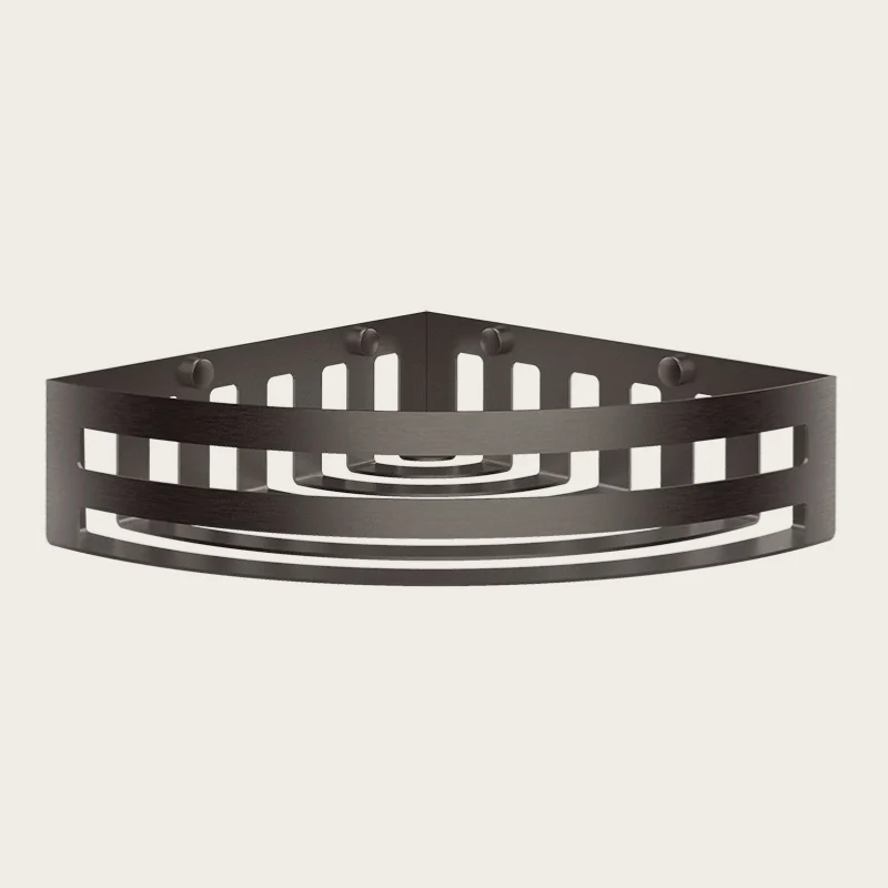 Полка, Gessi, Rilievo, шгв 200*200*60, цвет-Black Metal Brushed PVD