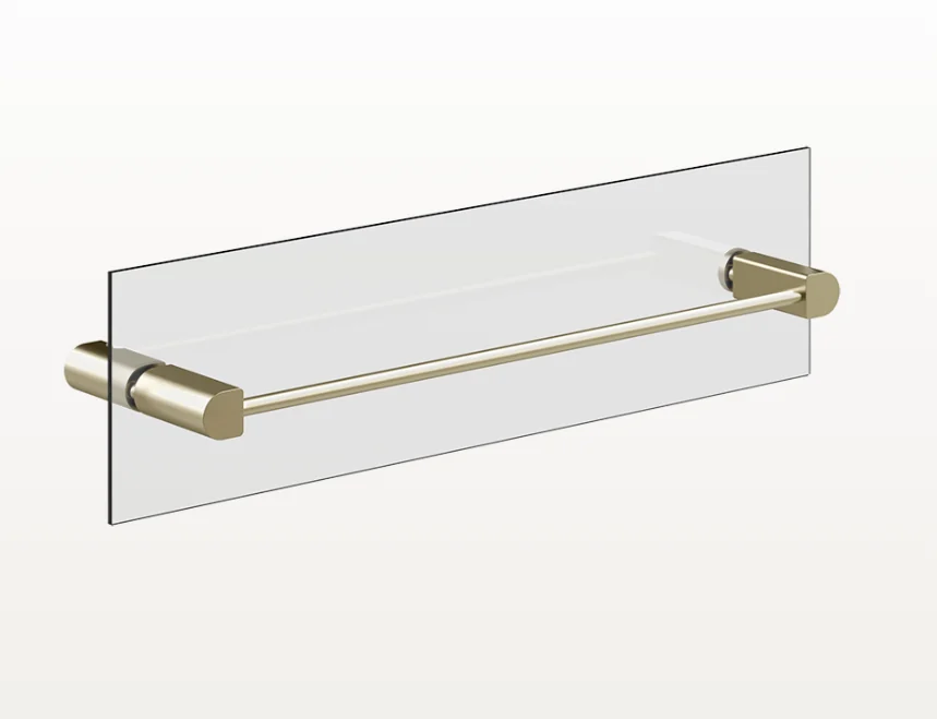 Полотенцедержатель, Gessi, Rilievo, шгв 478*68*28, цвет-Brushed Brass PVD