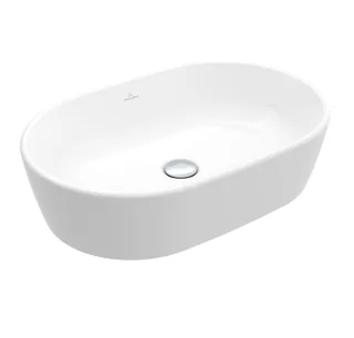 Раковина, Villeroy&Boch, Architectura, шгв 600*400*155, отверстия для смесителя-отсутствуют, цвет-альпийский белый