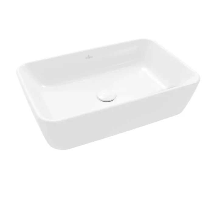 Раковина, Villeroy&Boch, Architectura, шгв 600*405*155, отверстия для смесителя-отсутствуют, цвет-альпийский белый