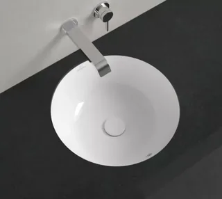 Раковина, Villeroy&Boch, Architectura, шгв 460*460*175, отверстия для смесителя-отсутствуют, цвет-альпийский белый