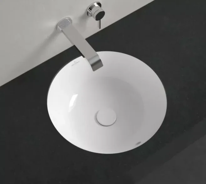 Раковина, Villeroy&Boch, Architectura, шгв 460*460*175, отверстия для смесителя-отсутствуют, цвет-альпийский белый
