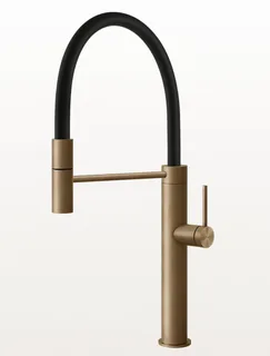 Смеситель для кухни, Gessi, 316, цвет-Warm Bronze Brushed PVD