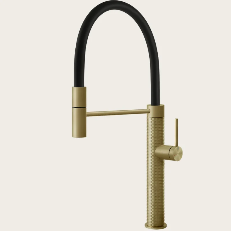 Смеситель для кухни, Gessi, 316 Meccanica, цвет-Brushed Brass PVD