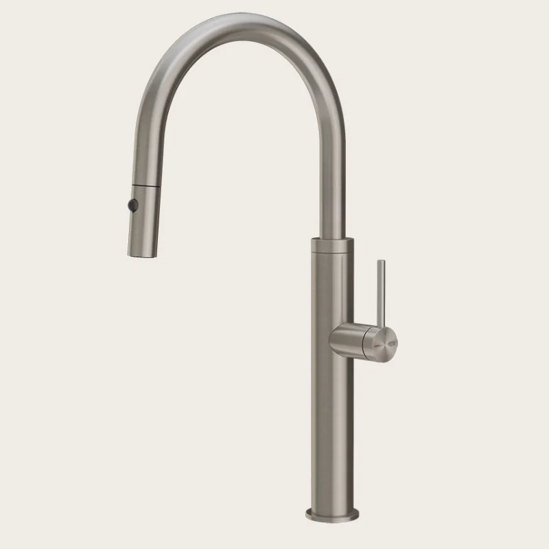 Смеситель для кухни, Gessi, 316 Flessa, цвет-Steel Brushed