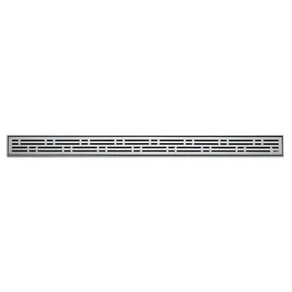 Дизайн-решетка, TECE, TECEdrainlinе, basic, 1000, цвет-нержавеющая сталь матовая