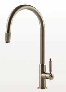 Смеситель для кухни, Gessi, VENTI20, цвет-Finox Brushed Nickel