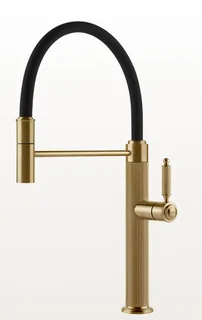 Смеситель для кухни, Gessi, VENTI20, цвет-Gold Brushed PVD